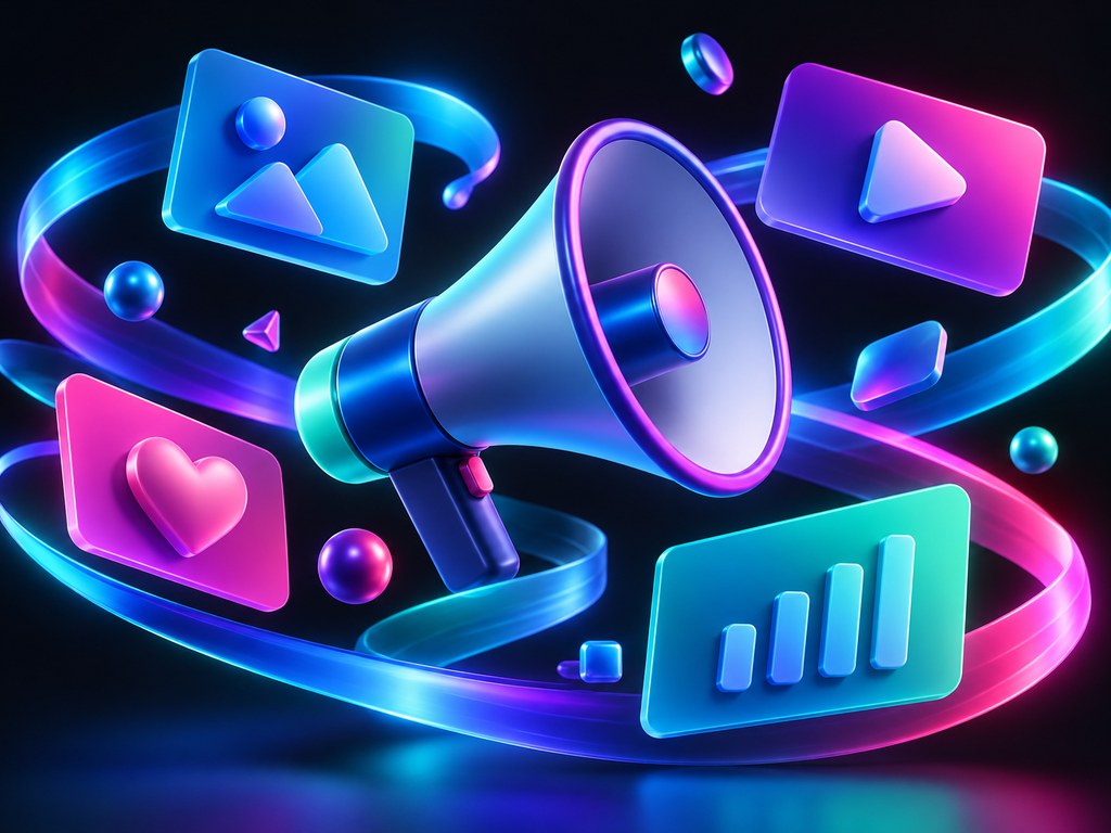 Animated marketing promo